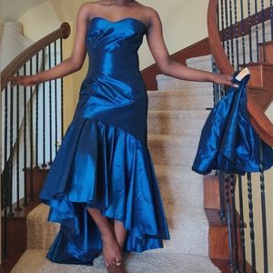 Custom Made 2pc Formal Blue Dress By Ethel Rains